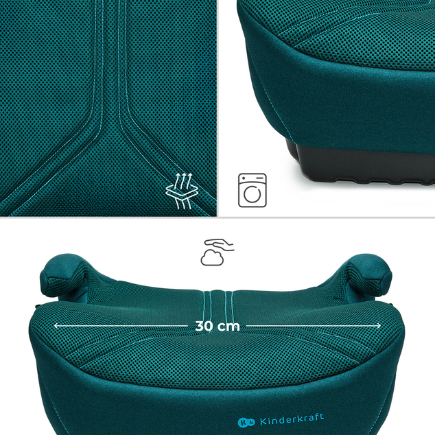 KINDERKRAFT Sitzerhöhung I-Boost 2 Pro (125–150 cm) Grün