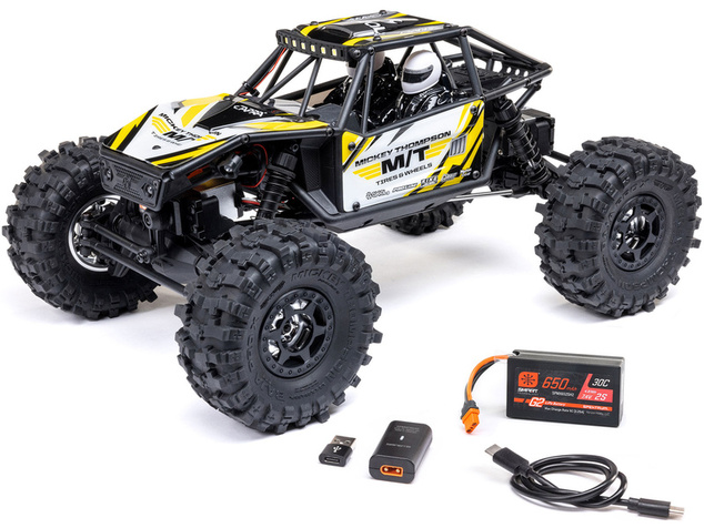 Axial Capra 1:18 4WS RTR modrá