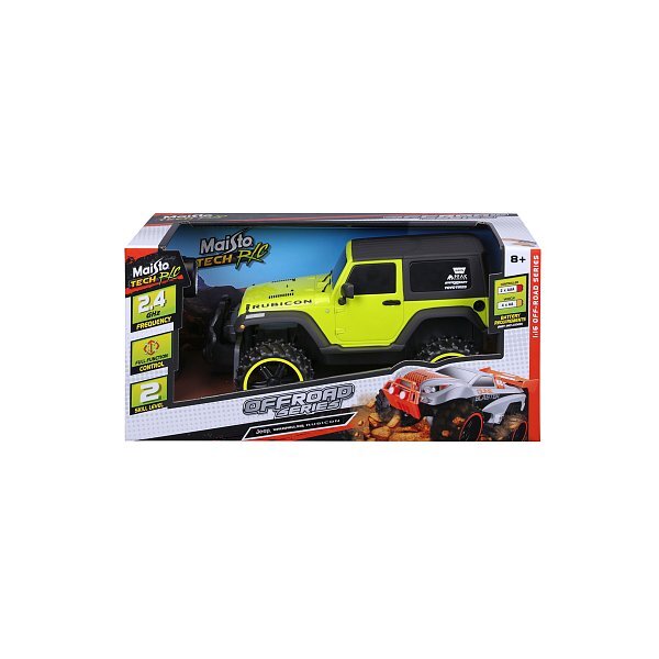 Maisto RC - 1:16 Jeep Wrangler Rubicon Off-Road RC, žltý