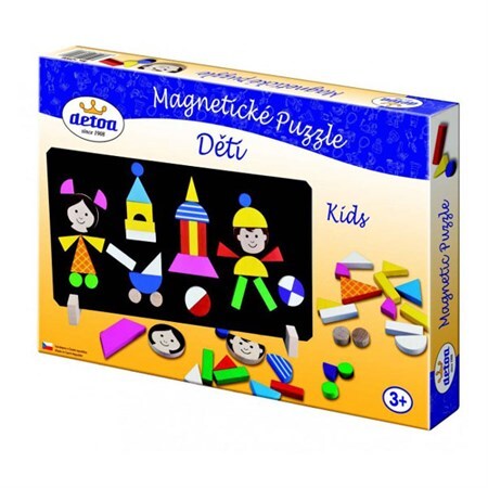 Deti magnetické puzzle