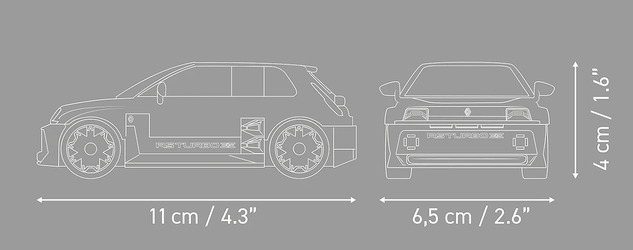 Cobi 24676 Renault 5 Turbo 3E, 1:35, 102 k