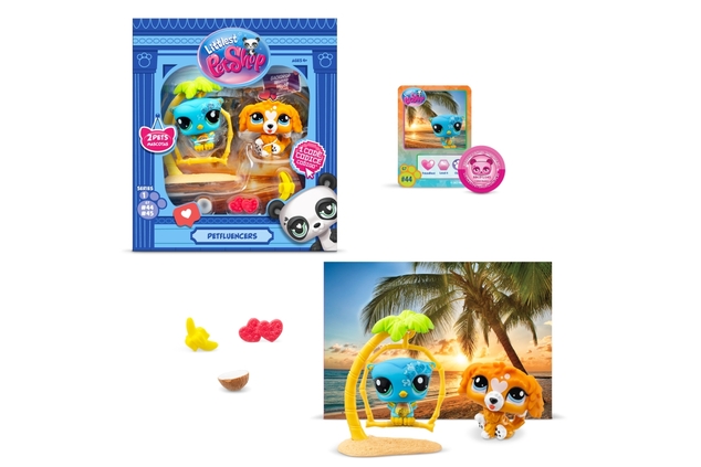 Little Pet Shop balenie 2 figúrok Petfluenceri MIX