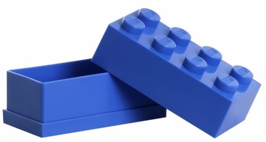 LEGO® mini  box 8 - modrá 46 x 92 x 43 mm