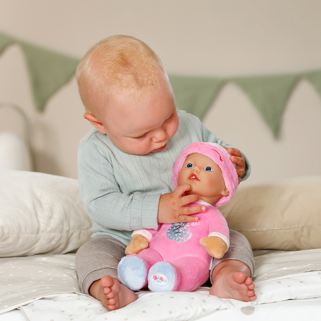 Zapf BABY born for babies Spinkáčik tmavo ružový