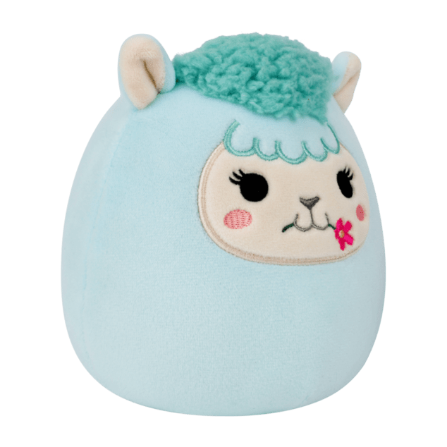 SQUISHMALLOWS Turkizna lama s cvetom - Lorna