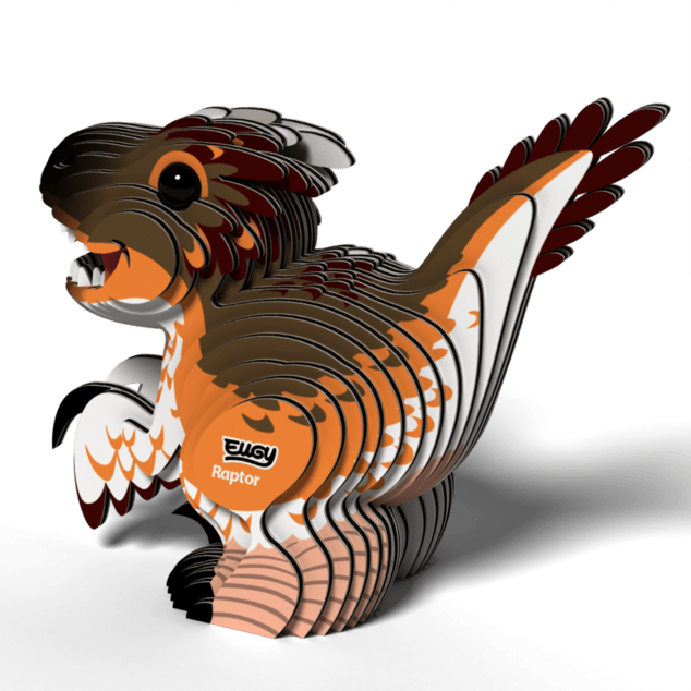 EUGY Velociraptor 3D kartonska sestavljanka