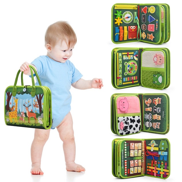 2Kids Toys Libro sensoriale busy Animali