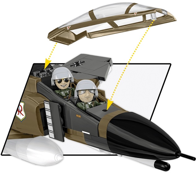 Cobi Armed Forces F-4F Phanthom II, 1:48, 676 k