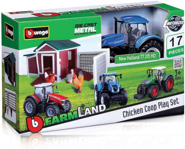 Bburago Farmland Slepačia Farma s traktorom