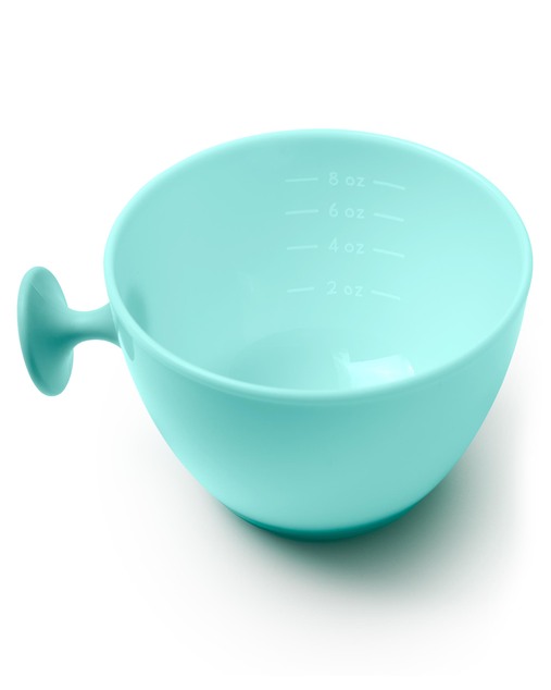Misky s vrchnákom a držiakom Easy Grab Grey,Teal 2 x 240ml, 3m+