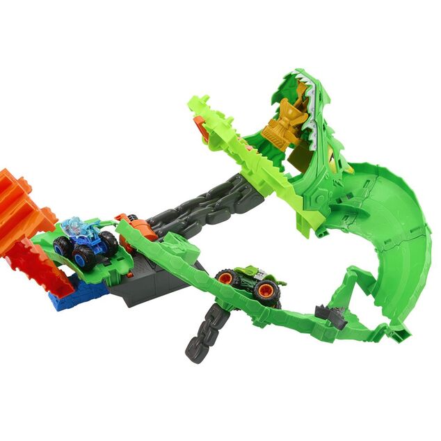 Hot Wheels Monster trucks dráha dračia skaza