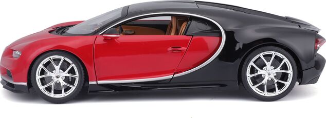 Bburago 1:18 Plus Bugatti Chiron black/red