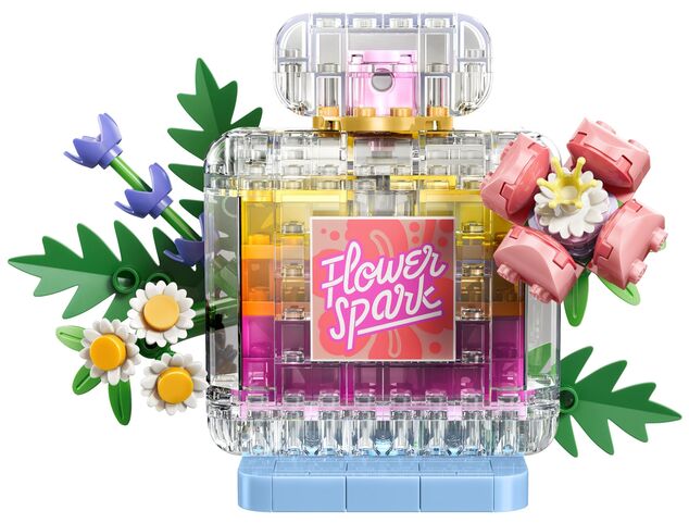LEGO® Creator 3 en 1 31383 Flacon à parfum décoré de fleurs