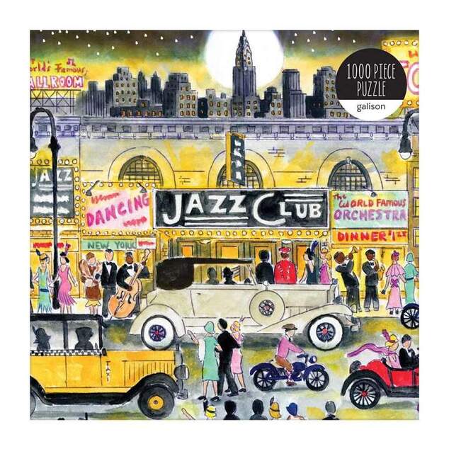 Galison Puzzle Jazz klub 1000 komada