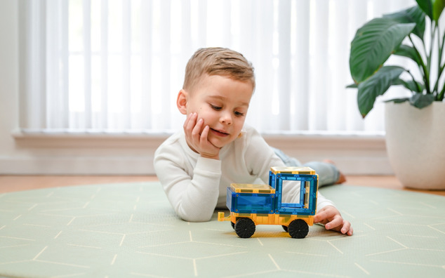 CONNETIX® Regenbogen-Auto-Set magnetisches Konstruktionsspielzeug 2 Stk.