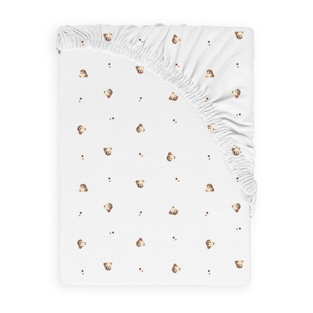 BABYMATEX Plachta napínacia Jersey 60x120cm Medvedík