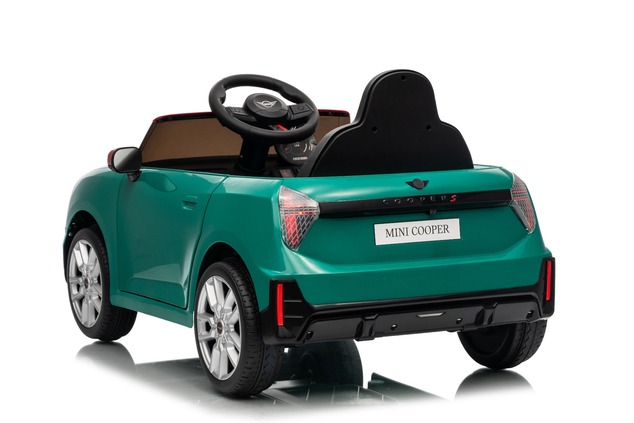 Elektrické autíčko BMW Mini Cooper 12V, zelené, USB Vstup s Bluetooth pripojením na MP3 Pr