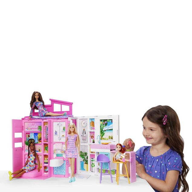 Mattel Barbie Puppenhaus mit Puppe