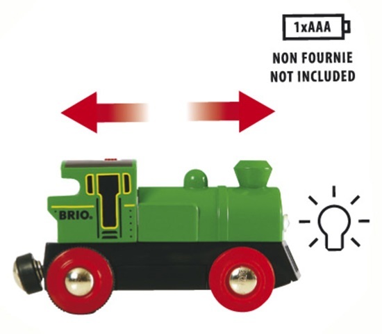 Brio lokomotíva zelená - Elektrická