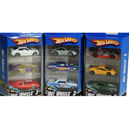 Mattel Hot Wheels Autíčka sada 3ks