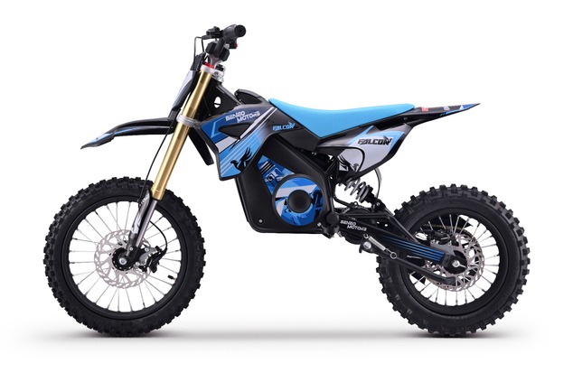 Motocross elettrico per bambini e adolescenti Beneo Motors Falcon blu - 1600W