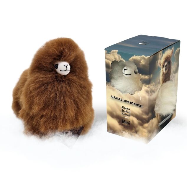 INKARI Plyšová hračka Alpaca Mini Walnut 15cm