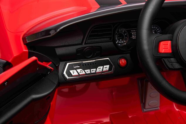 Elektrické autíčko Ford Shelby Mustang GT 500 Cobra, červené, 2,4 GHz diaľkové ovládanie
