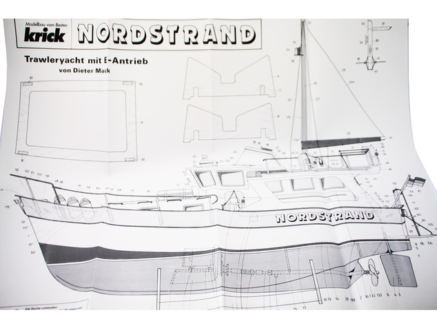 Krick Motorová jachta Nordstrand kit