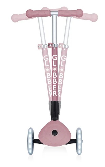 Globber kolobežka Junior Foldable lights Ecologic - Berry