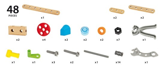Brio Builder - štartovací set v kufríku 48 ks