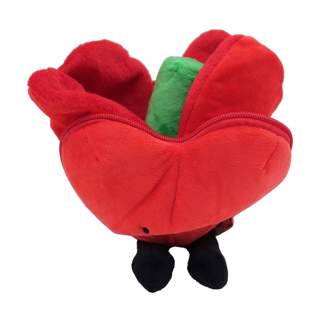 FLIPETZ 2v1 Cœur en peluche / rose - rouge