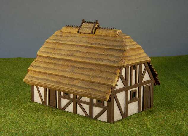 Model Kit budova 8532 - Thatched Country House (1:72)