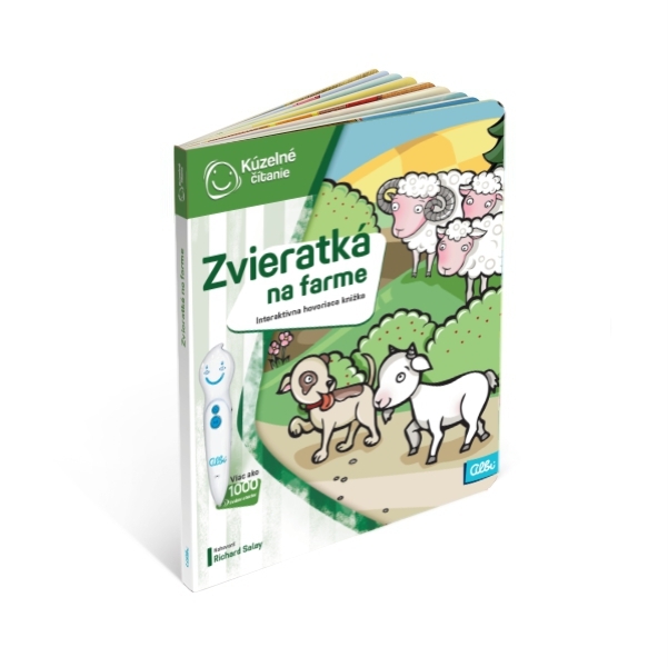Albi Kúzelné čítanie Kniha Zvieratká na farme