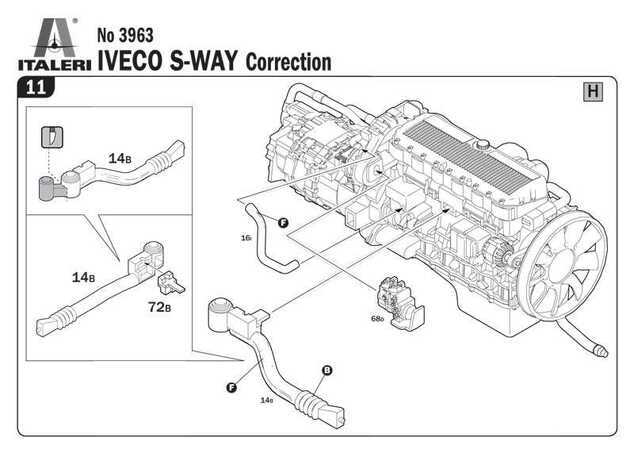 Model Kit truck 3963 - Iveco Stralis S-Way (1:24)