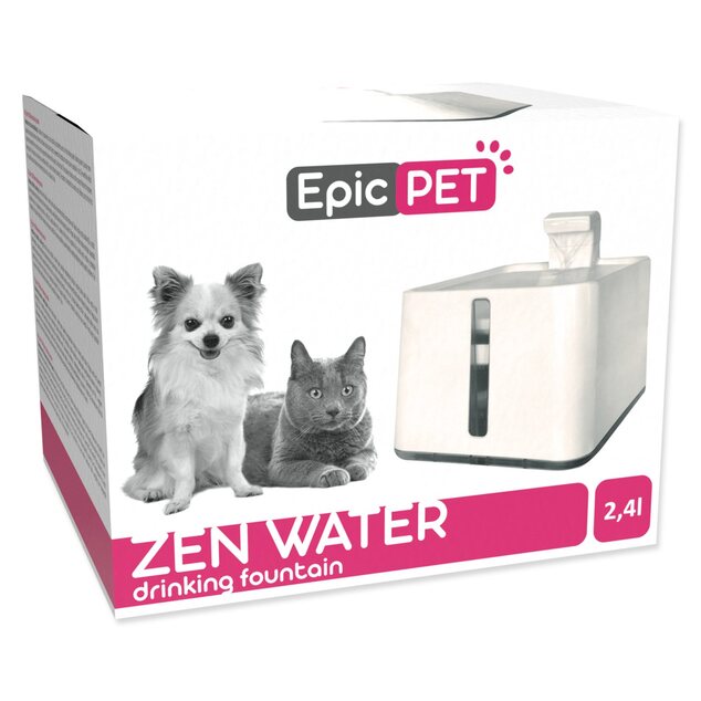 Fontána Epic Pet ZEN automatická biela 2,4l