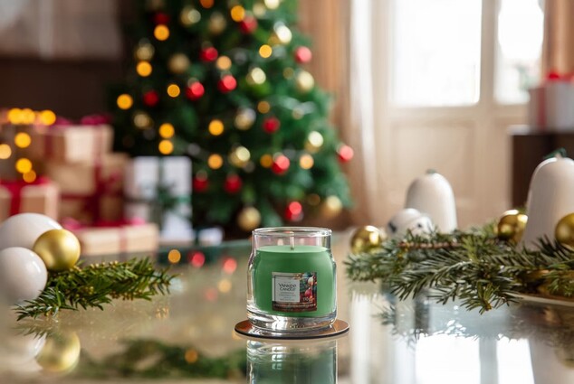 YC Signature Kerze Klein Schimmernder Weihnachtsbaum
