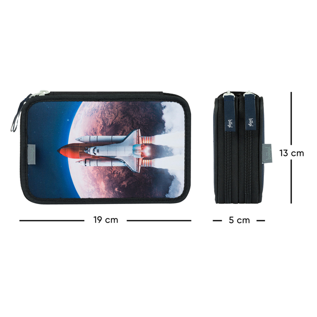 BAAGL SADA 3 Shelly Space Shuttle: Rucksack, Federmäppchen, Tasche