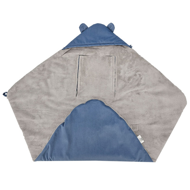 EKO Fußsack für Autositz Blau