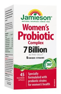 Jamieson Probiotic complex para mujeres 45 cápsulas