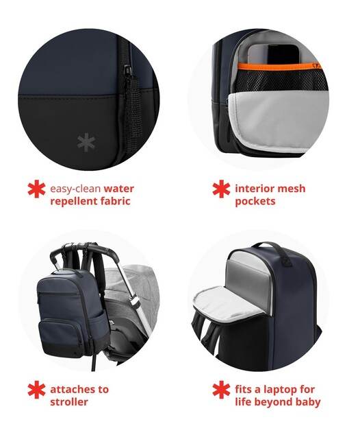 SKIP HOP Taška prebaľovacia/batoh Flex Navy