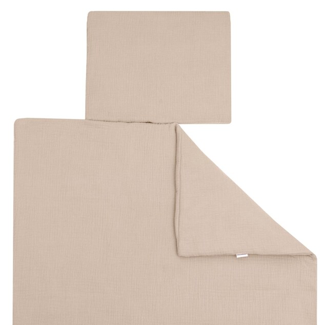 Mušelínový set s výplňou New Baby 80x70 cm béžový