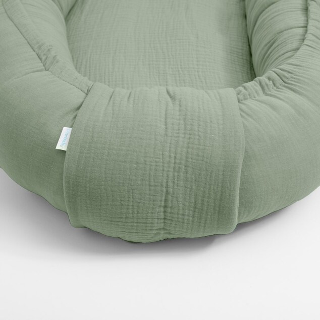 Mušelínové hniezdočko pre bábätko New Baby salvia