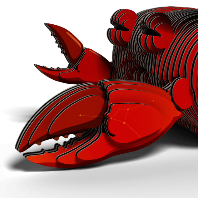 EUGY Krabbe 3D Kartonbausatz