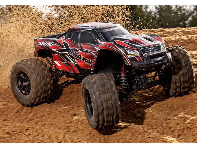 Traxxas X-Maxx 8S Belted 1:5 4WD RTR červený