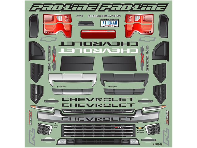 Pro-Line karoséria 1:8 Chevrolet Silverado 2500 HD 2021 (E-Revo 2.0, Maxx)