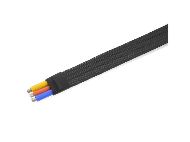 Ochranný káblový oplet 8mm čierny (1m)