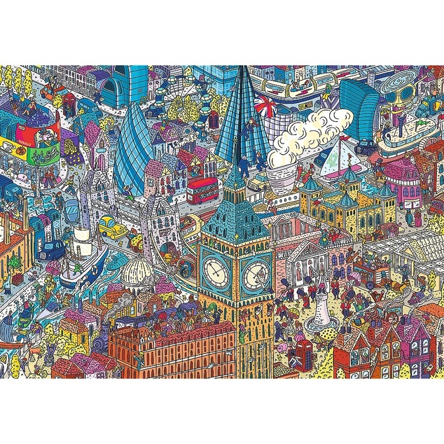 Trefl Puzzle Eye-Spy Sneaky Peekers, London 1000 Teile