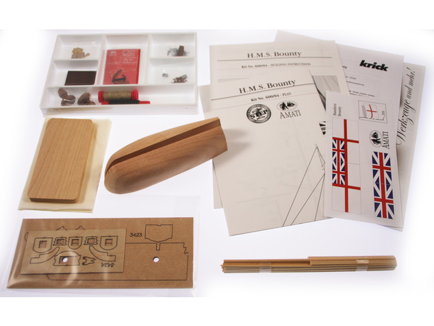 AMATI HMS Bounty 1:135 First step kit