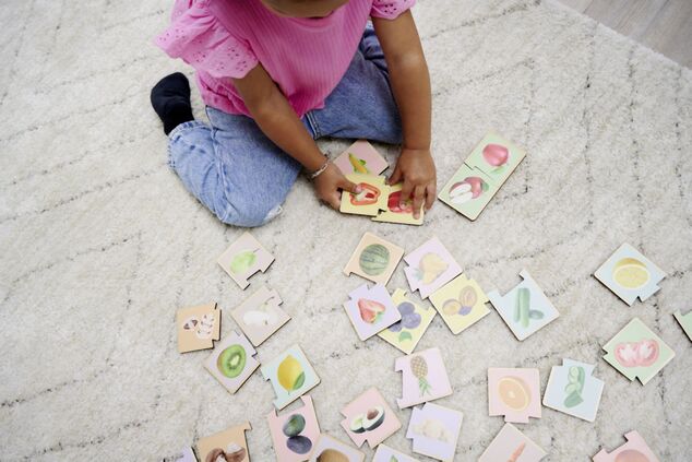 Montessori Puzzle ovocie a zelenina
