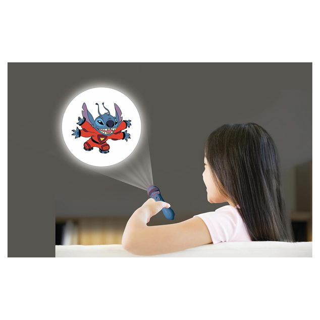 Lexibook Taschenlampe mit Projektor Disney Stitch